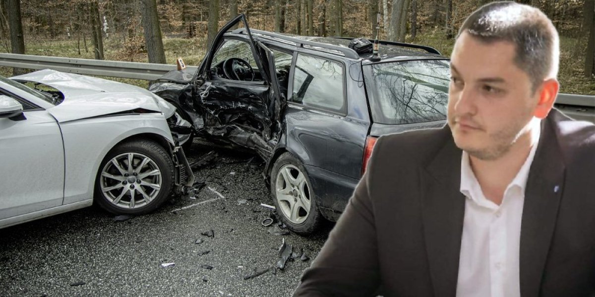 Predsednik opštine imao udes: Sleteo s puta u punoj brzini