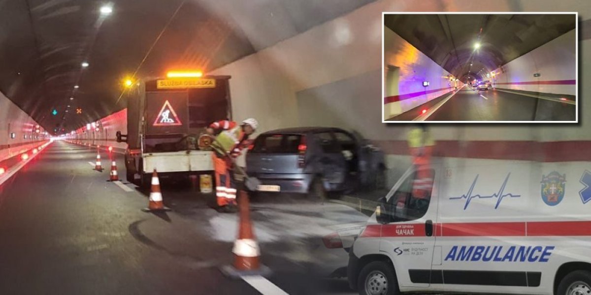 Jeziv sudar u tunelu Munjino brdo: Lekari se bore za život povređene žene (FOTO)