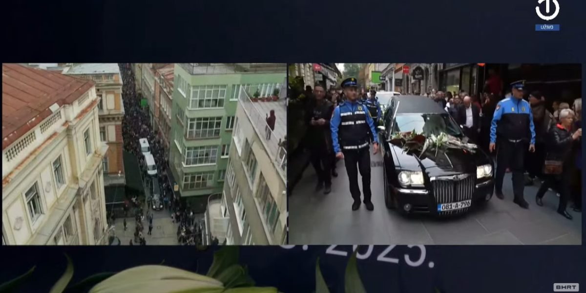 Povorka sa telom Halida Bešlića