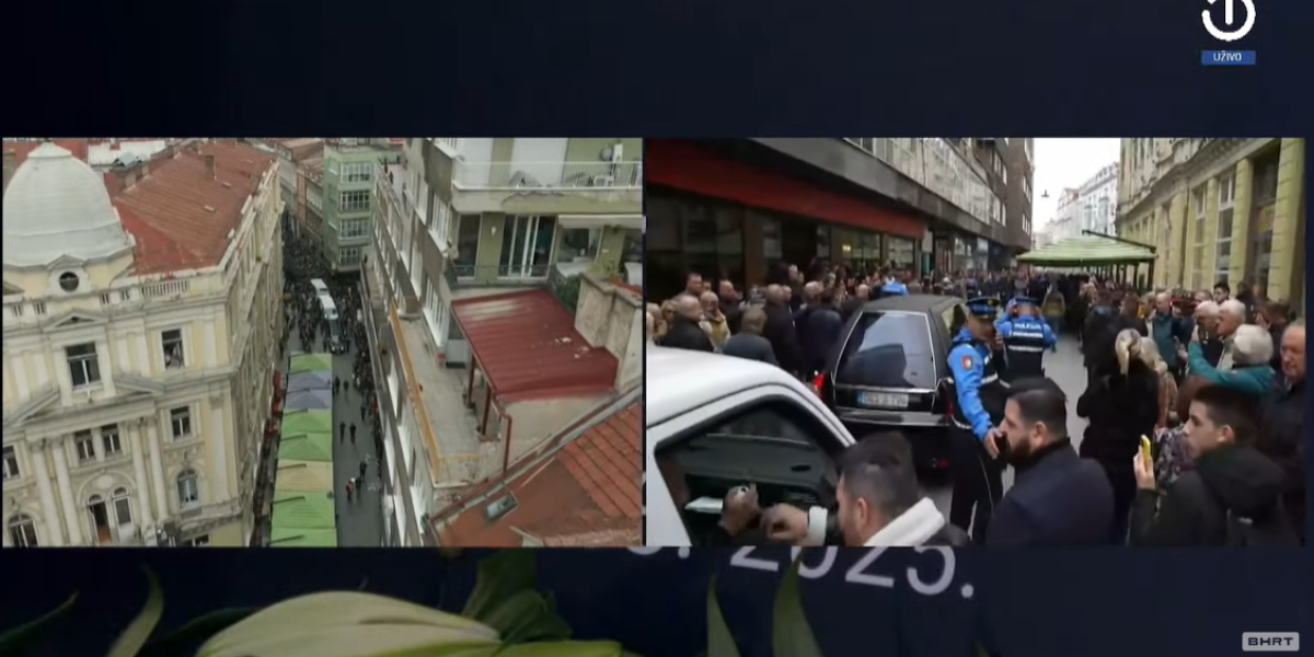 Povorka sa telom Halida Bešlića