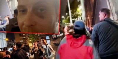 Blokaderi zgubidani okupili su se večeras ispred Pete beogradske gimnazije, a među okupljenima možemo videti najvećeg zgubidana - Vladimira Štimca, koji obilazi svaki skup u poslednjih 11 meseci.