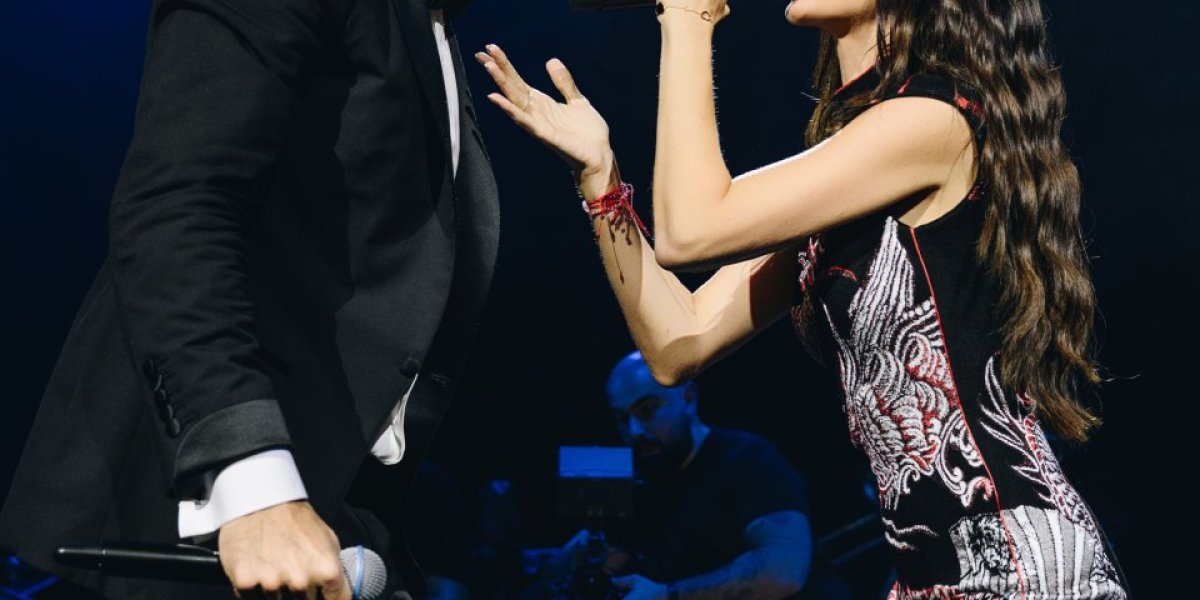 Milica Pavlović na koncertu