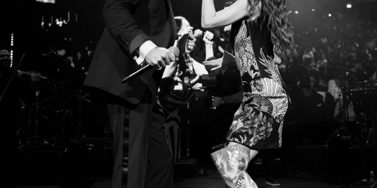 Milica Pavlović na koncertu