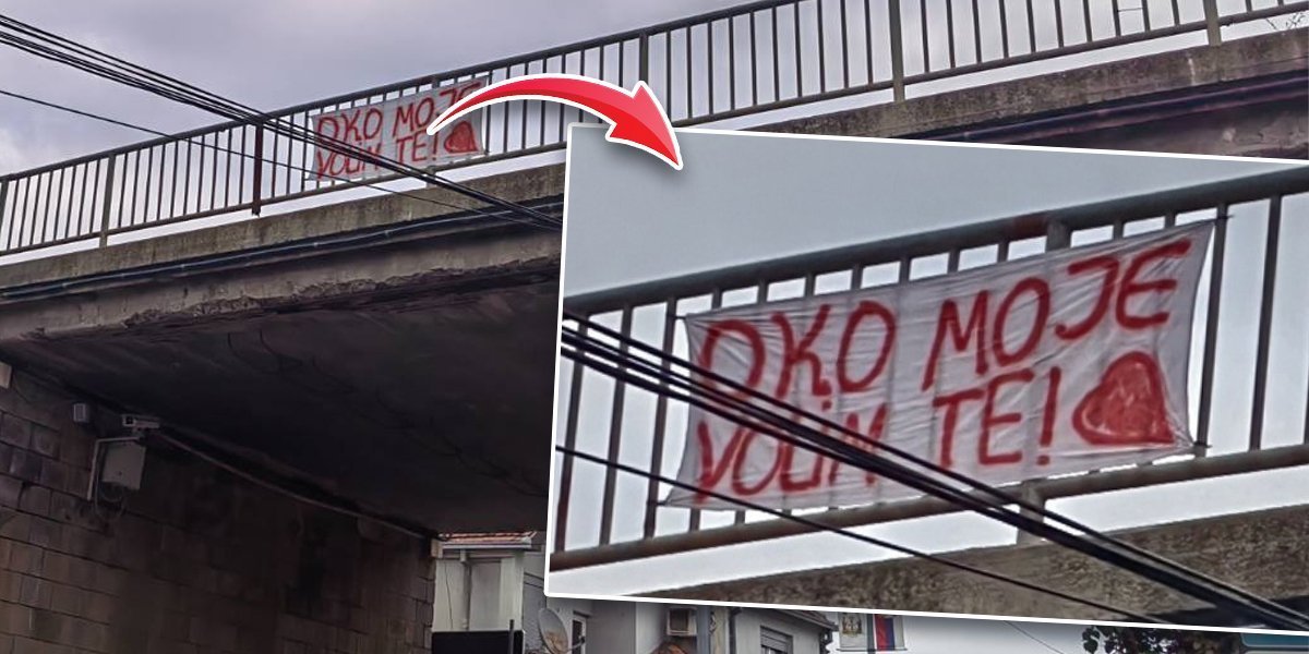 Neobična poruka na mostu u Vladičinom Hanu: Vidiš li je, oko?