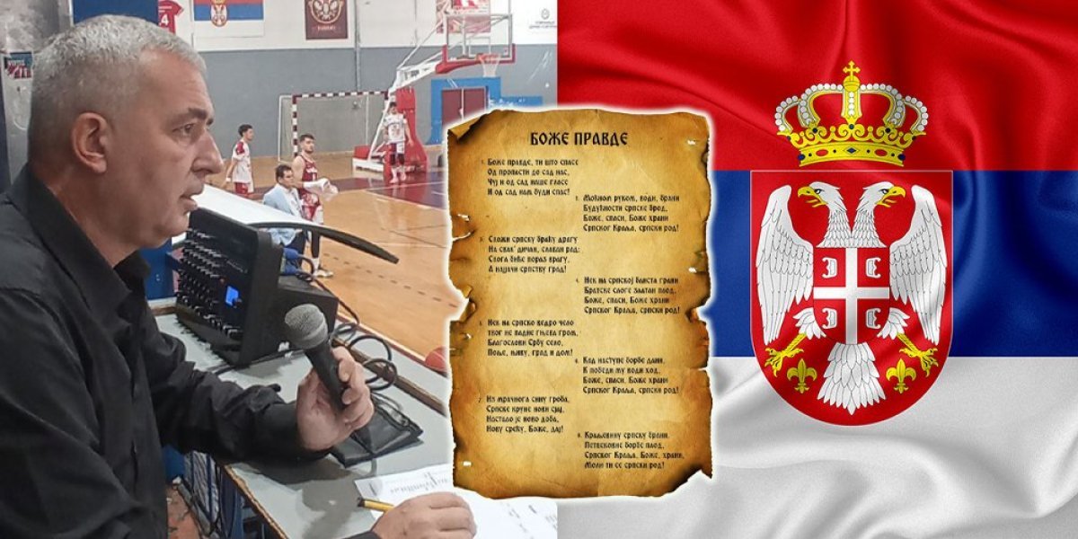 Kako bez himne da počne utakmica: Mašina zakazala, a on pustio glas