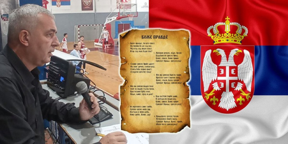 Kako bez himne da počne utakmica: Mašina zakazala, a on pustio glas