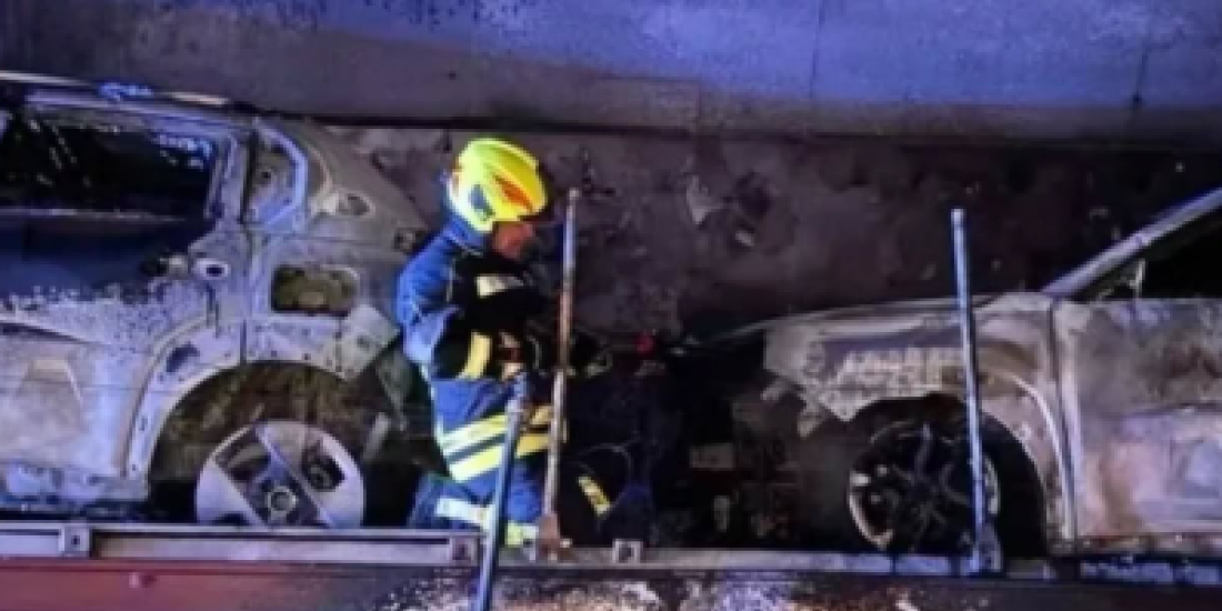 Haos na putu sprečen u poslednjem trenutku:  Izgoreo pun kamion električnih pandi - Ovo je razlog (FOTO)