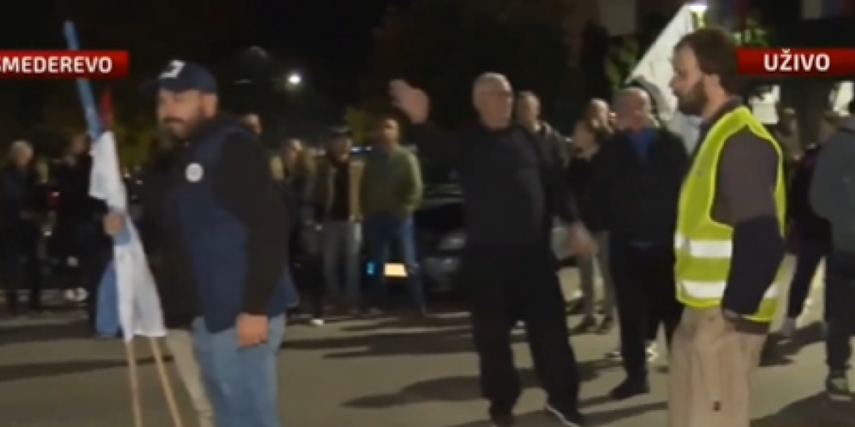 Mala skupina se ponaša kao teroristička organizacija: Oko 40 blokadera bi da uništi prugu u Smederevu