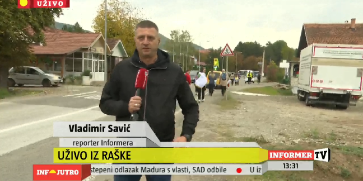 Ovo morate da vidite: Od Raške ka Beogradu ide, verovali ili ne, 12 blokadera - Već pauziraju sa ekipom N1 (VIDEO)