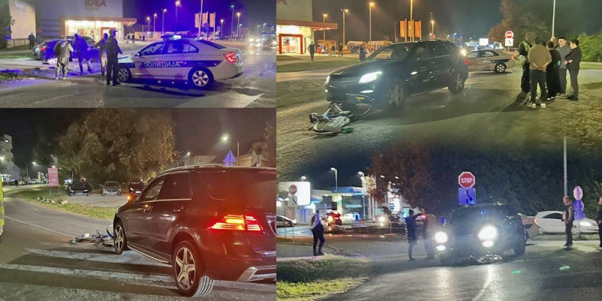 Povređen biciklista: Saobraćajna nezgoda u Bačkoj Palanci (FOTO)