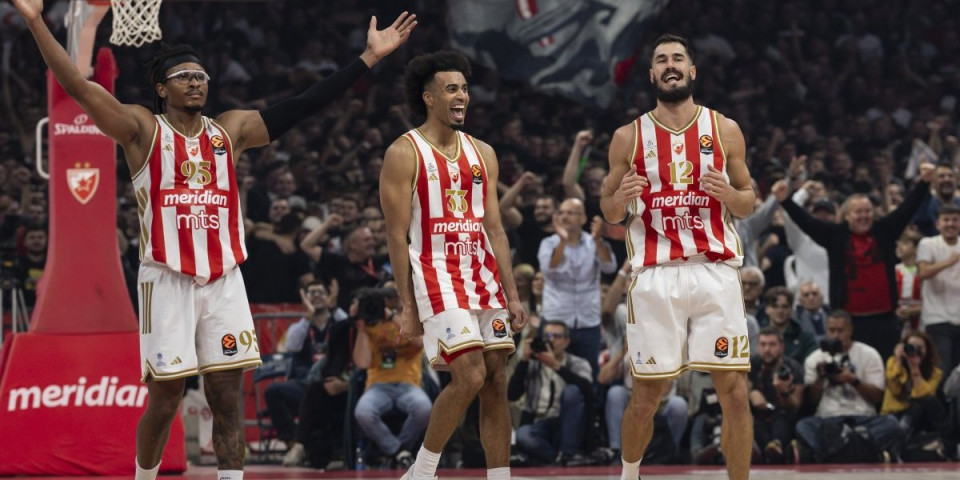 Statistika ne laže: Zvezdini košarkaši u vrhu Evrolige, jedan bi mogao da bude MVP