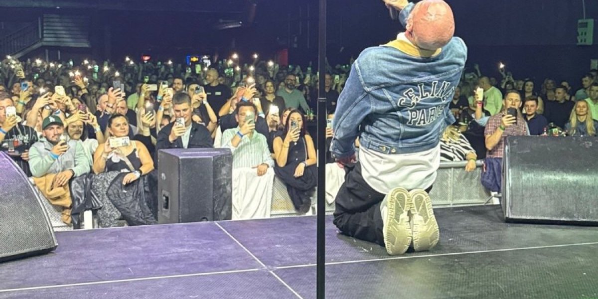 Boban Rajović na koncertu u Ljubljani