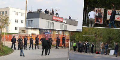 Blokaderi su zakazali skup ispred zgrade Informera za danas u 17 časova, a uoči tog dešavanja, glavni urednik našeg medija Dragan J. Vučićević uradio je nešto neočekivano.