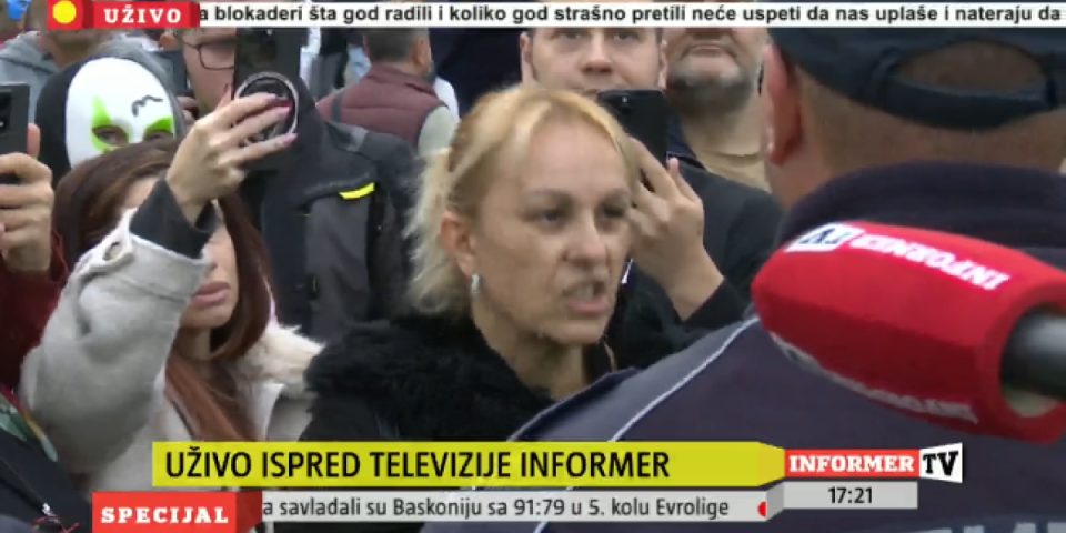 Skandalozni snimci - Blokaderi optužuju Dijanu Hrku za nasilje i tvrde: Uzela si pare od Helsinškog odbora, rušiš Srbiju