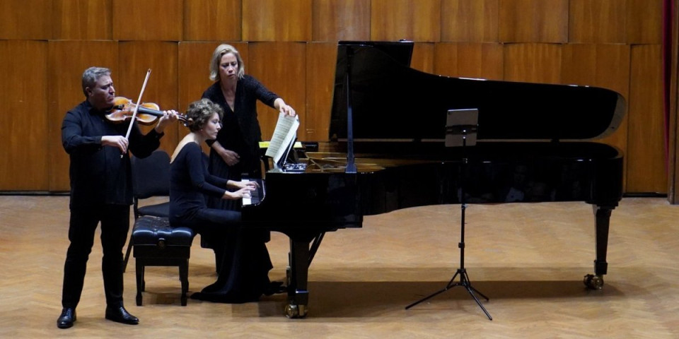 Vengerov i Osetinskaja održali koncert u Kolarcu u okviru BEMUS-a