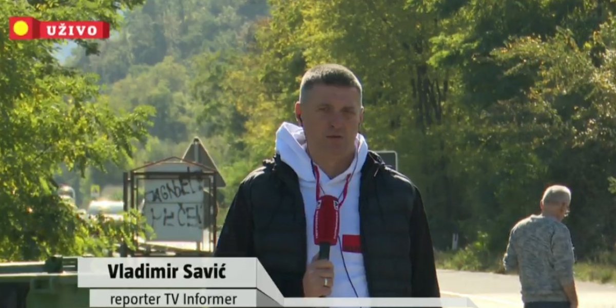 Reporter Informera na licu mesta: Svi detalji o blokaderima koji navodno pešače iz Novog Pazara do Novog Sada (VIDEO)