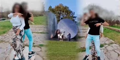 Pored spomenika, u spomen parku Šumarice, koji je posvećen streljanim građanima Kragujevca od strane Vermahta, među kojima je bilo i oko 300 učenika i petnaestoro dece od 8-12 godina, tiktokeri se snimaju kako igraju i pevaju.