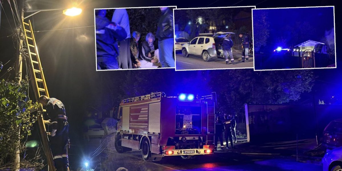 Ovo je uzrok požara na Voždovcu! Tužne scene ispred kuće koju je progutala vatra (FOTO)