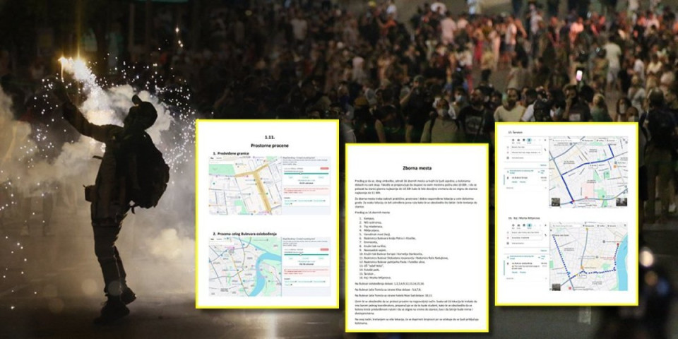 GOSI JAVLJA: Ovo je pakleni plan blokadera za 1. novembar (FOTO)