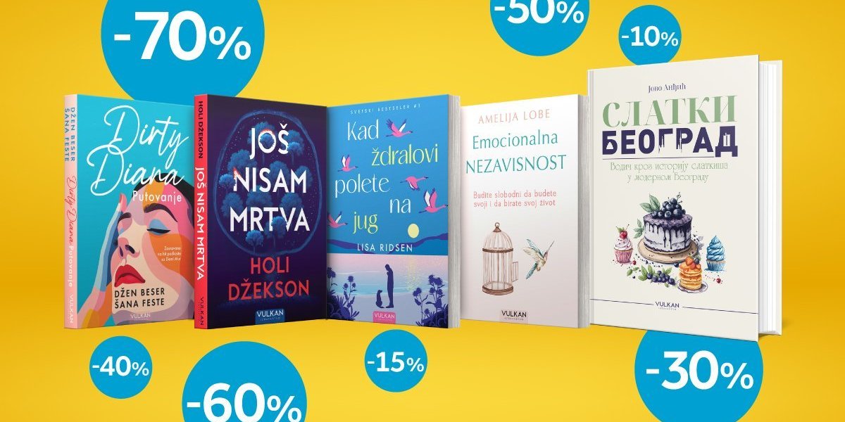 Vulkanov sajam knjiga – od uzbudljivih trilera do  knjiga koje možete pokloniti svojoj baki