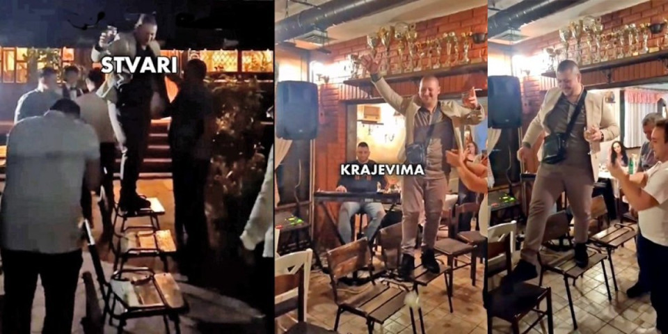 Ovakva svadba se retko viđa: Kumu ne daju na zemlju da stane (VIDEO)