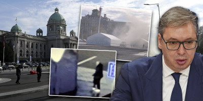 Predsednik Srbije Aleksandar Vučić oglasio se na Instagramu povodom današnjeg napada na Ćacilend u kom je napadač ranio jednog muškarca, a zatim i izazvao požar.