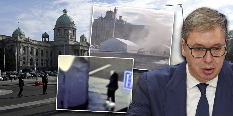Blokader izvršio užasan teroristički napad ispred Skupštine! Vučić: Operacija teško ranjenog je još u toku (VIDEO)
