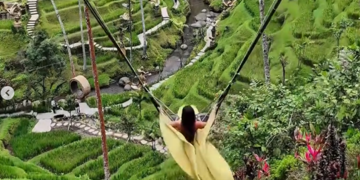 Milica Pavlović na Baliju