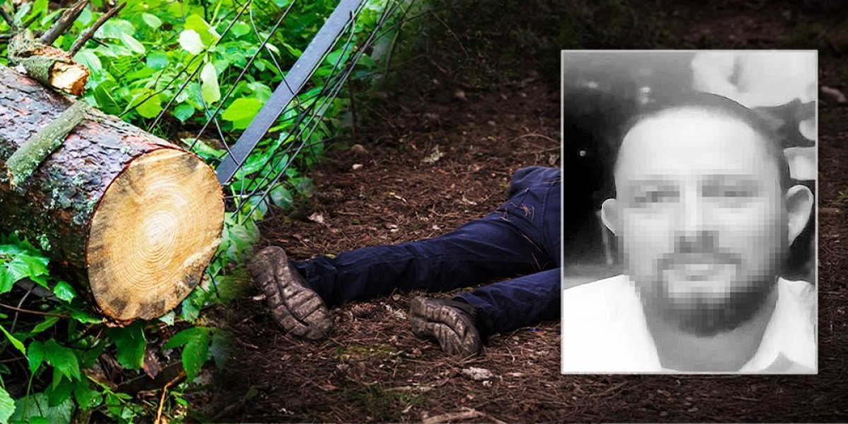 Tuga do neba! Sekao drva, pa nastradao - Vladimir iza sebe ostavio dvoje male dece (FOTO)