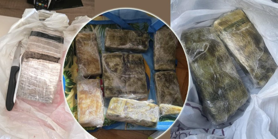 Pao sa više kilograma heroina! Zaplena droge u Beogradu (FOTO)