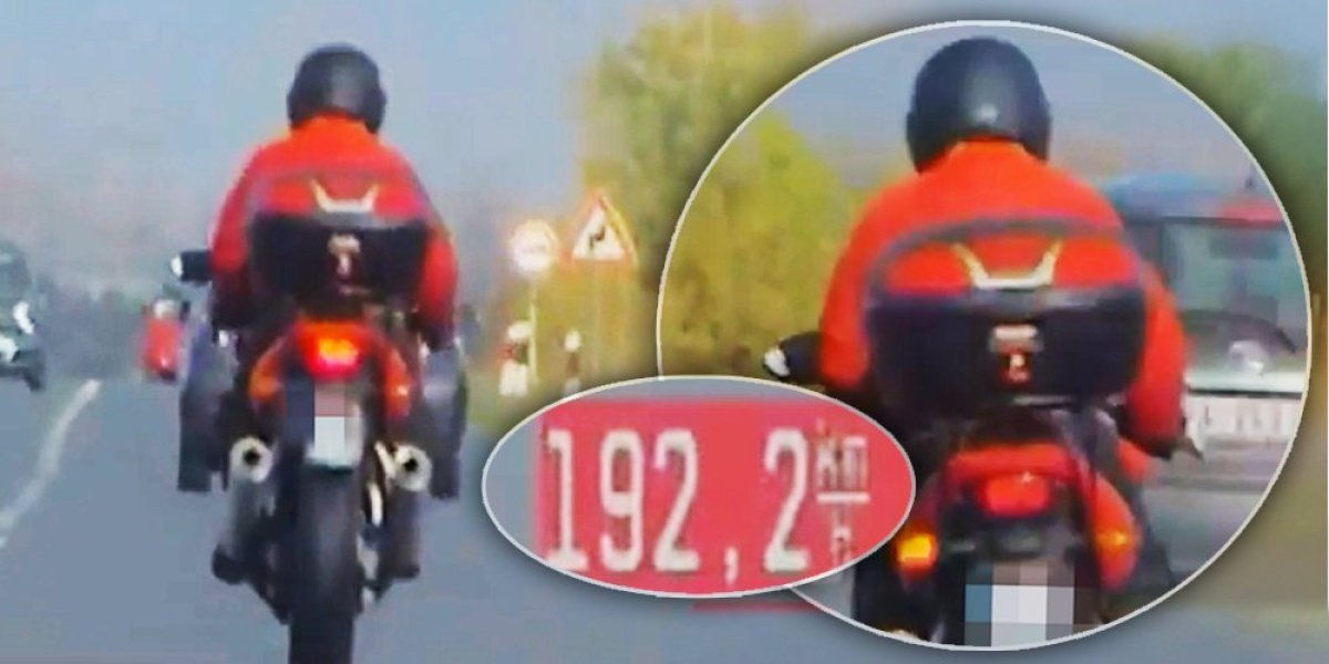 "Dukatijem" divljao 200 na sat! Pogledajte snimak nasilničke vožnje na putu Pančevo-Kovačica (VIDEO)