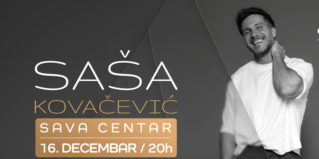 Spektakl godine - Saša Kovačević u Plavoj dvorani Sava Centra