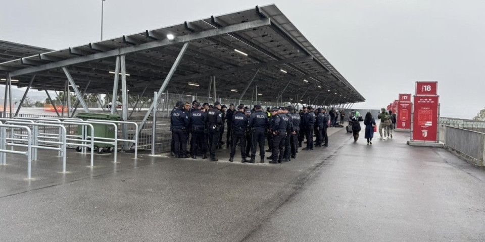 Napeto pred Braga - Zvezda: Policija raspoređena po gradu, velike mere bezbednosti (VIDEO)