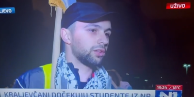 Očigledno da blokaderi koriste tragediju u Novom Sadu i žrtve da promovišu svoje projekte koji se tiču Gaze i Palestine i nikakve veze nemaju, ni sa tragedijom, ni sa Srbijom.