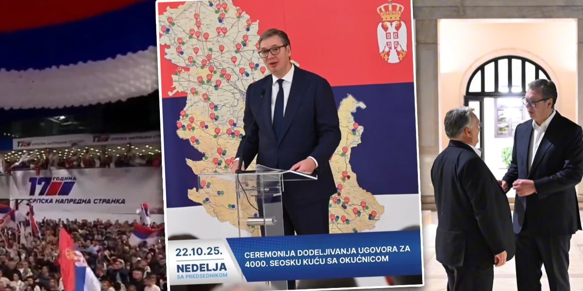 "Nijedna naša pobeda nije slučajnost": Predsednik Vučič sumirao nedelju za nama (VIDEO)