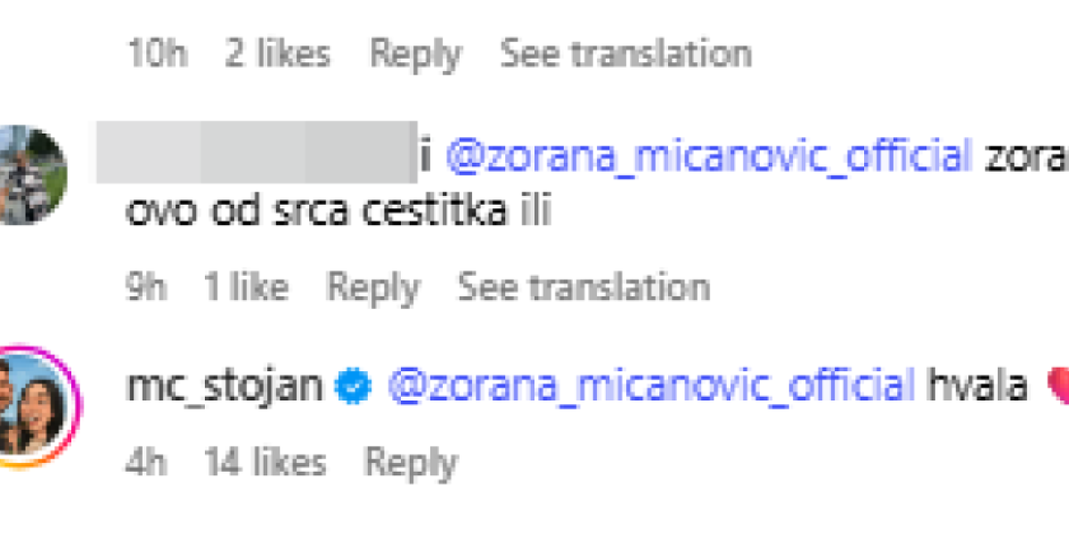 Zorana Mićanović čestitala MC Stojanu