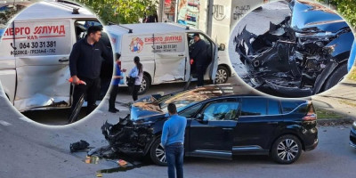 Saobraćajna nezgoda dogodila se danas na uglu Janka Čmelika i Janka Veselinovića u Novom Sadu.