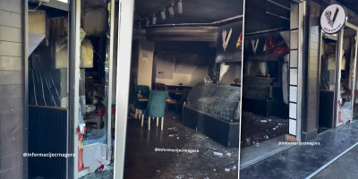 U centru Podgorice demoliran je lokal u vlasništvu turskog državljanina nakon krvavog obračuna.