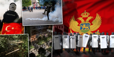 Policija traga za dvojicom državljana Azerbejdžana koji se sumnjiče da su koristili noževe u incidentu u subotu veče, u podgoričkom naselju Zabjelo, kada je u tuči između naših i stranih državljana povrijeđen M.J. (25).