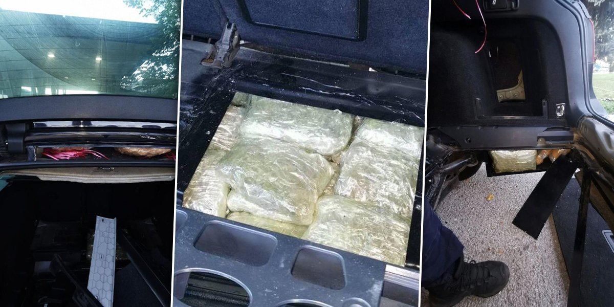 Falsifikovana vozačka i 55 kg droge: Šok zaplena na Gradini (FOTO)