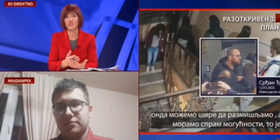 Blokader Davor Stefanović, koji je završio iza rešetaka nakon što je u javnost procurio snimak na kom se čuje kako on sa grupom ekstremista istomišljenika planira izazivanje građanskog rata i državnog udara na jednom od protesta u martu ove godine, raskrinkao je brutalnu laž tajkunske N1.