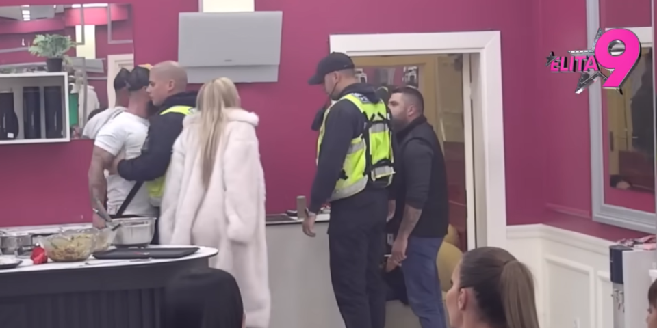 Karambol u Eliti - Obezbeđenje jedva razdvojilo Asmina Durdžića i Luku Vujovića (VIDEO)