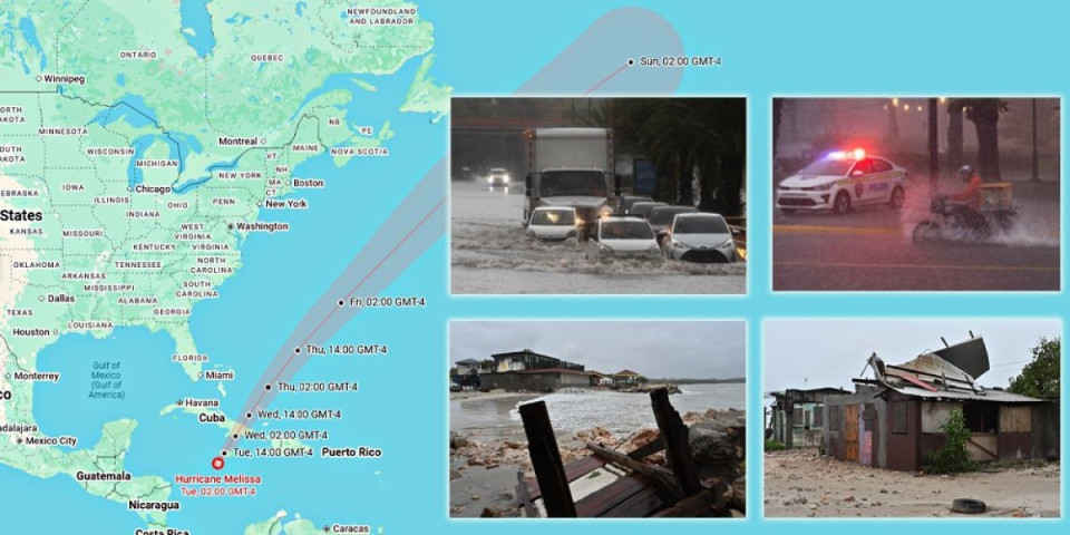 Strašni prizori, uragan Melisa pustoši sve pred sobom! (VIDEO/FOTO)