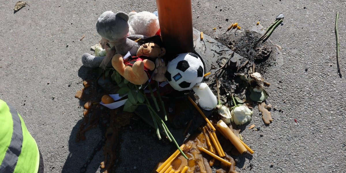 Mesto pogibije na Novom Beogradu