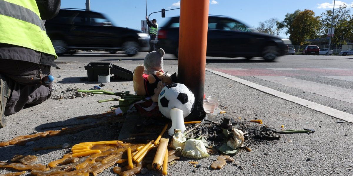 Mesto pogibije na Novom Beogradu