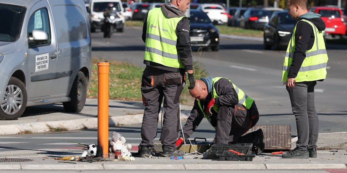 Mesto pogibije na Novom Beogradu