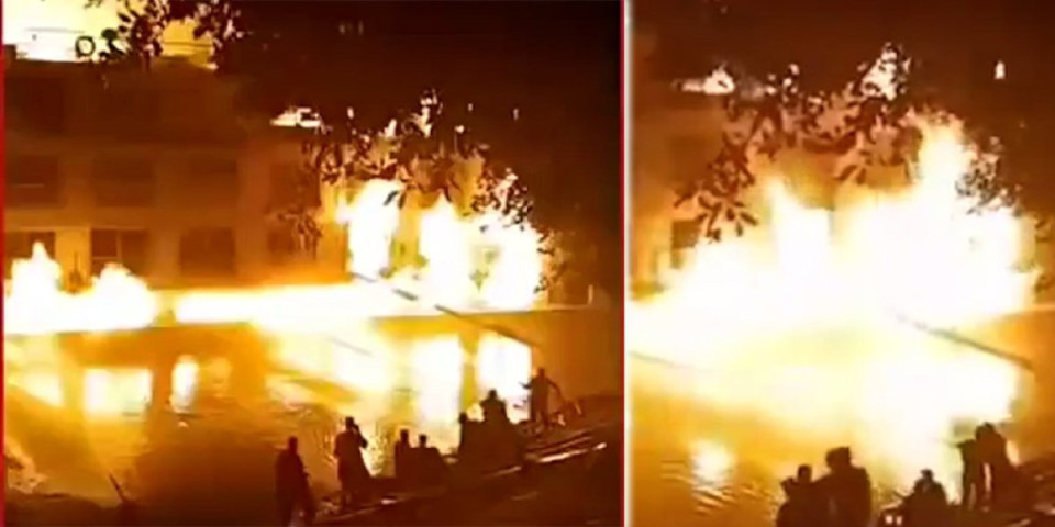 Pakao nasred reke: Vatra progutala kruzer: Ljudi nisu znali šta rade,  jezivi prizori (FOTO/VIDEO)