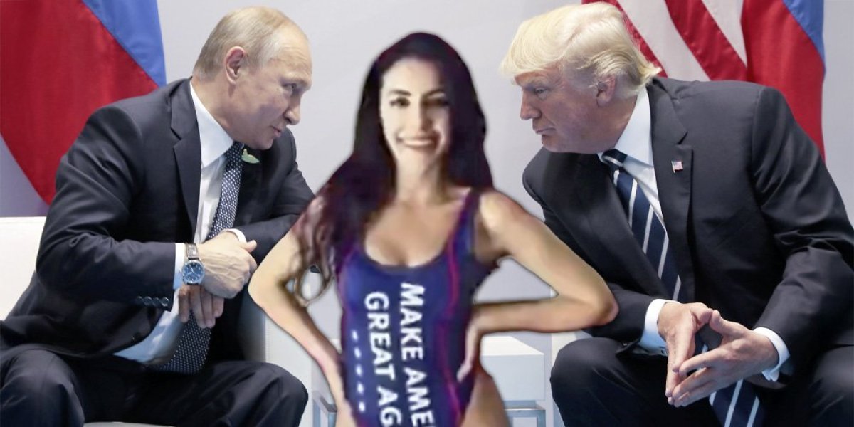 (VIDEO) Sevnula guza: Seksi trampovka rešava sukob u Ukrajini - Stiže u Rusiju, hoće li joj Putin odoleti?