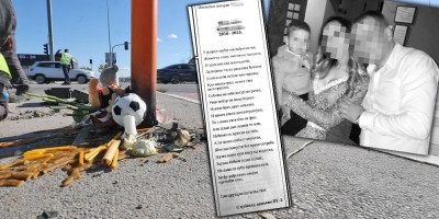 Dečak (9) nastradao je zajedno sa ocem Bojanom i majkom Dijanom, kada je na njih "audijem" naleteo pijani i drogirani vozač Nikola Đ. (24) na Novom Beogradu.