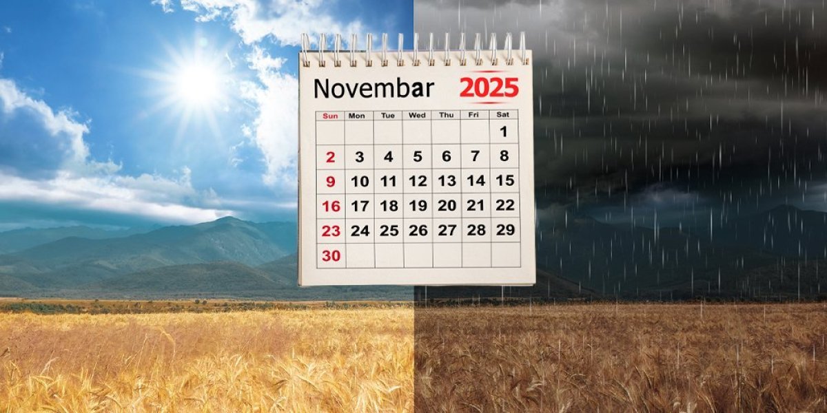 Ludnica od vremena: Velika prognoza za novembar - Prvo 25 stepeni, a onda...